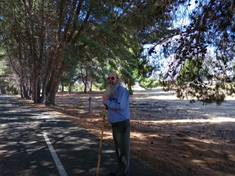 Rod, taking a walk with me on Sunday, 25 March 2018